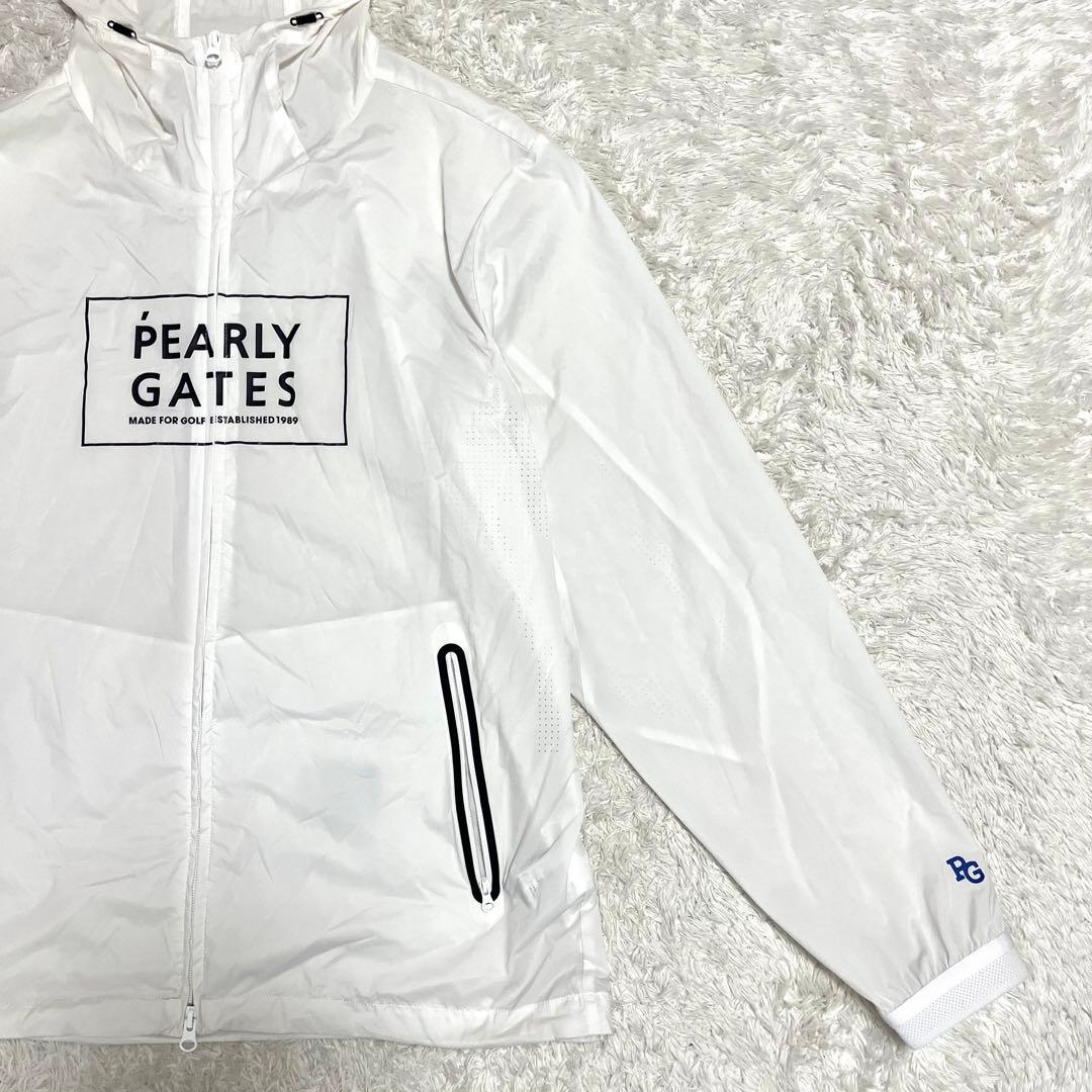 ✨希少✨パーリーゲイツ ナイロンジャケット フード付き 薄手 ジップアップ XL
