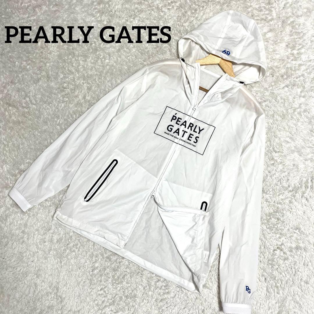 ✨希少✨パーリーゲイツ ナイロンジャケット フード付き 薄手 ジップアップ XL