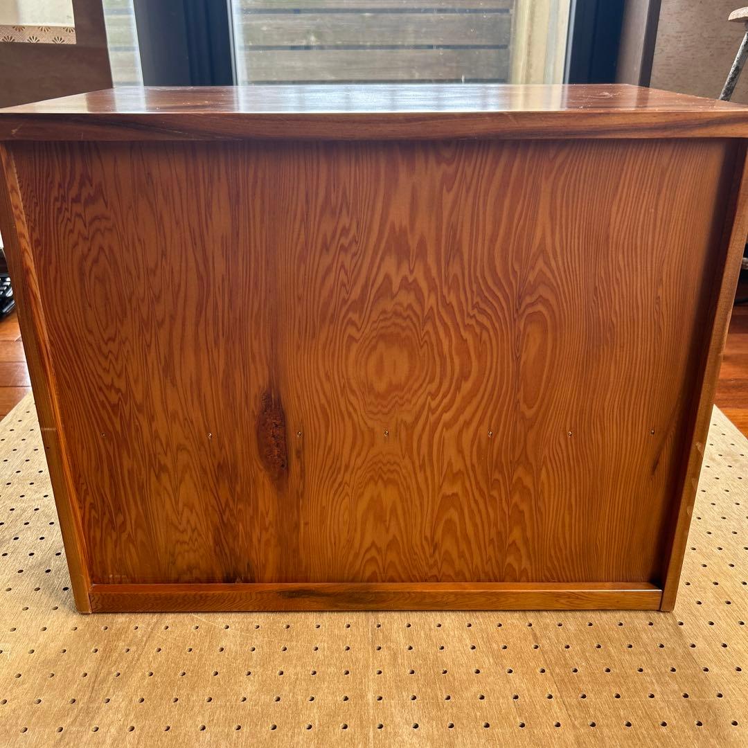 【昭和レトロ】天然木　屋久杉　箪笥　引き出し　小物入　飾り台　花台