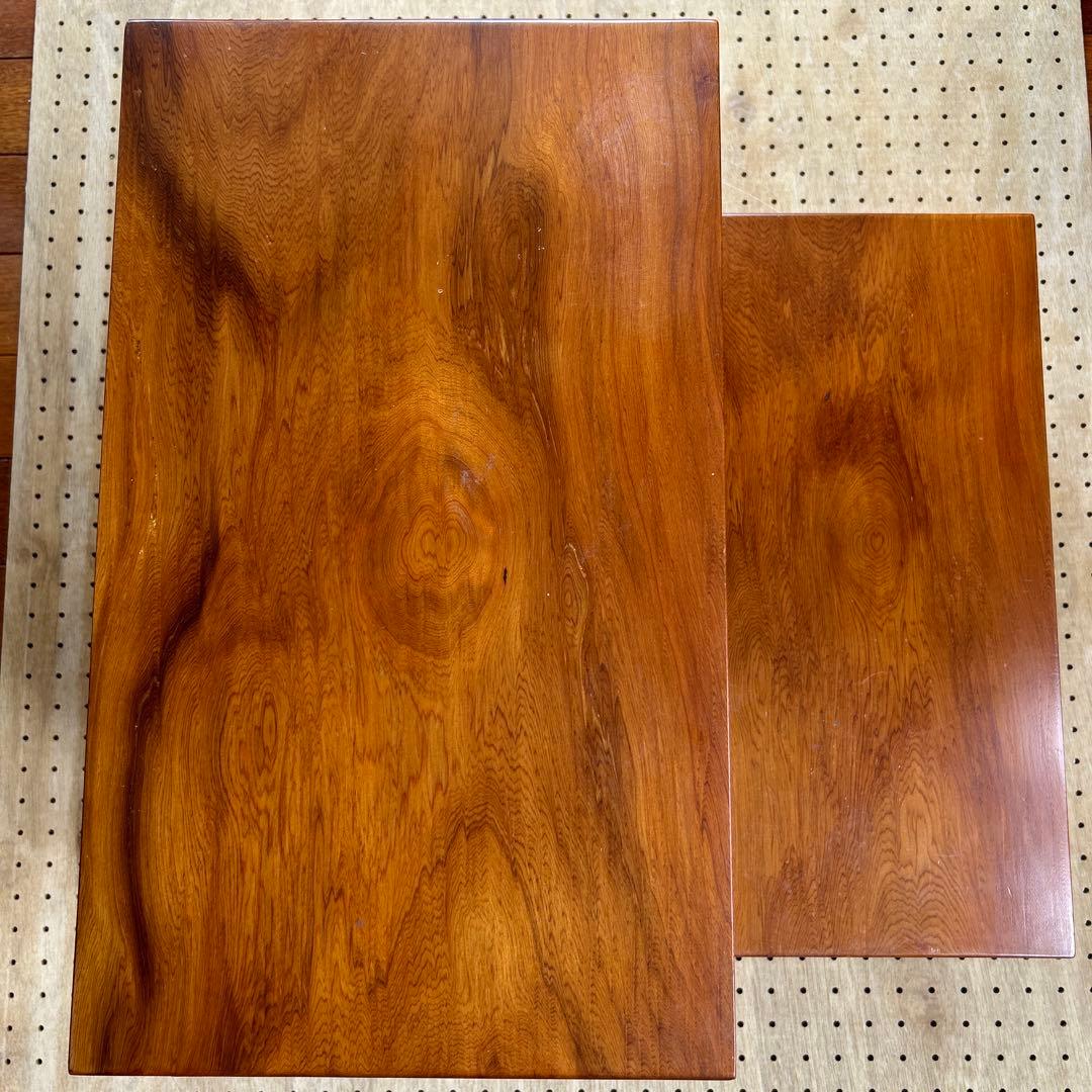 【昭和レトロ】天然木　屋久杉　箪笥　引き出し　小物入　飾り台　花台