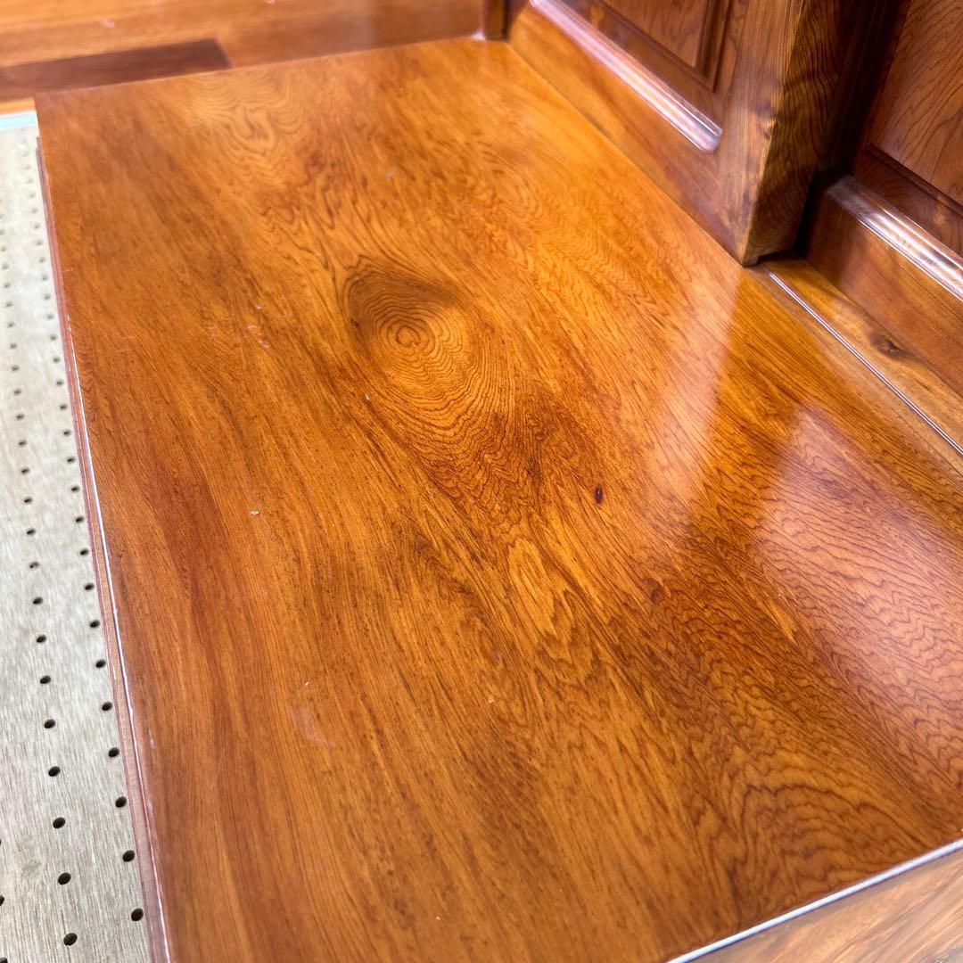 【昭和レトロ】天然木　屋久杉　箪笥　引き出し　小物入　飾り台　花台