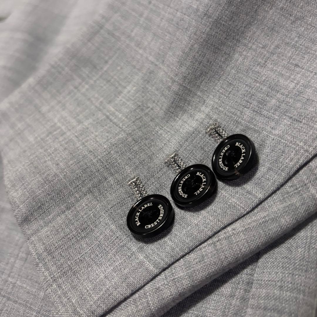 極美品　ブラックレーベルクレストブリッジ　 ウール　アンコン　ジャケット　2B