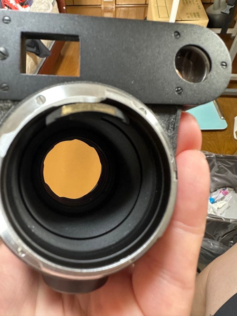 Leica ELMARIT-M 135mm F2.8 E55 メガネ付き レンズ