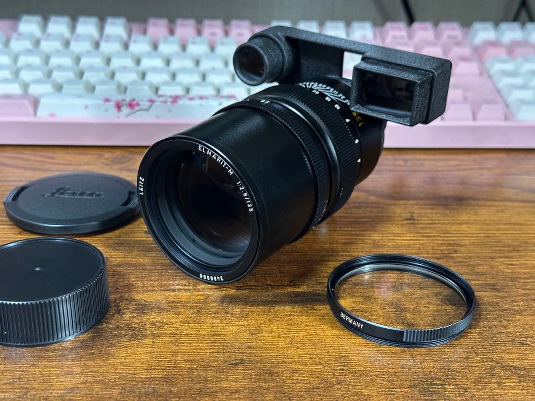 Leica ELMARIT-M 135mm F2.8 E55 メガネ付き レンズ