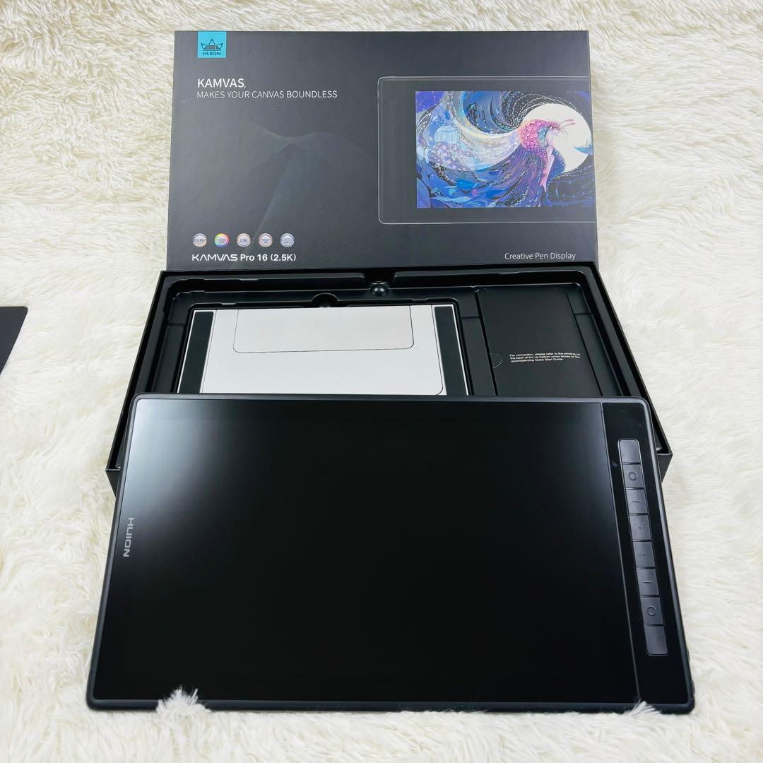 【極美品】HUION KAMVAS Pro 16 (2.5k) 液タブ