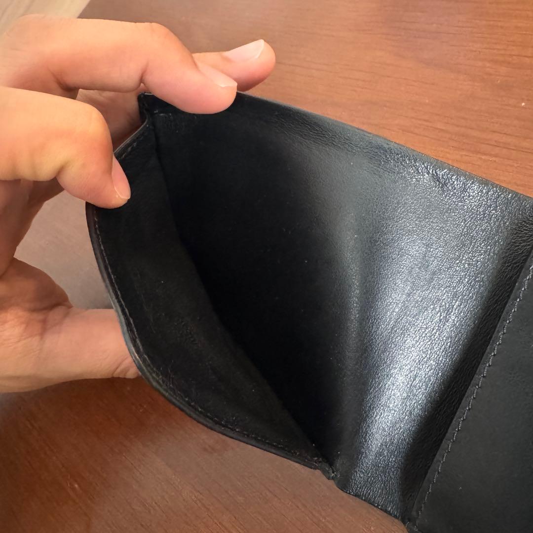 JIL SANDER ブラック 二つ折り財布