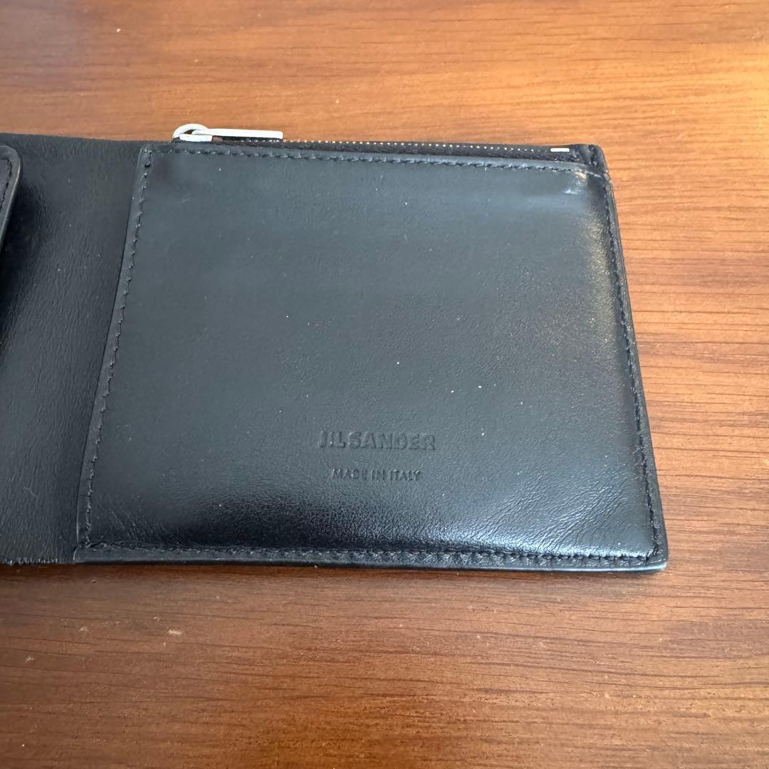 JIL SANDER ブラック 二つ折り財布