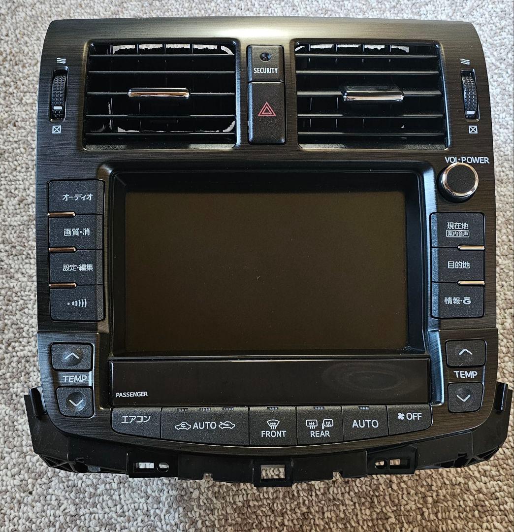 GWS204トヨタ クラウン アスリート 純正 マルチビジョン HDD ナビ