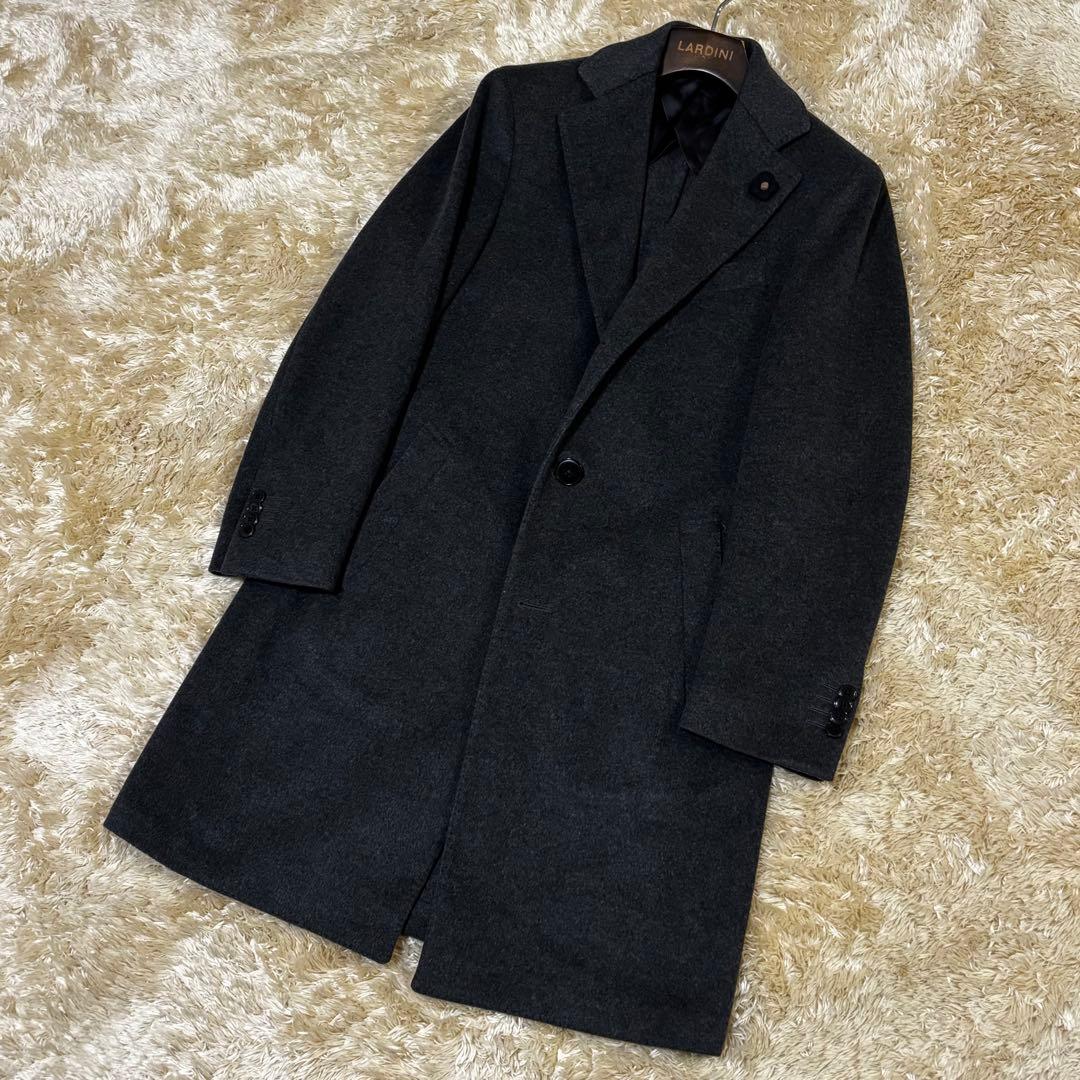 ラルディーニ ウールチェスターコート グレー 44