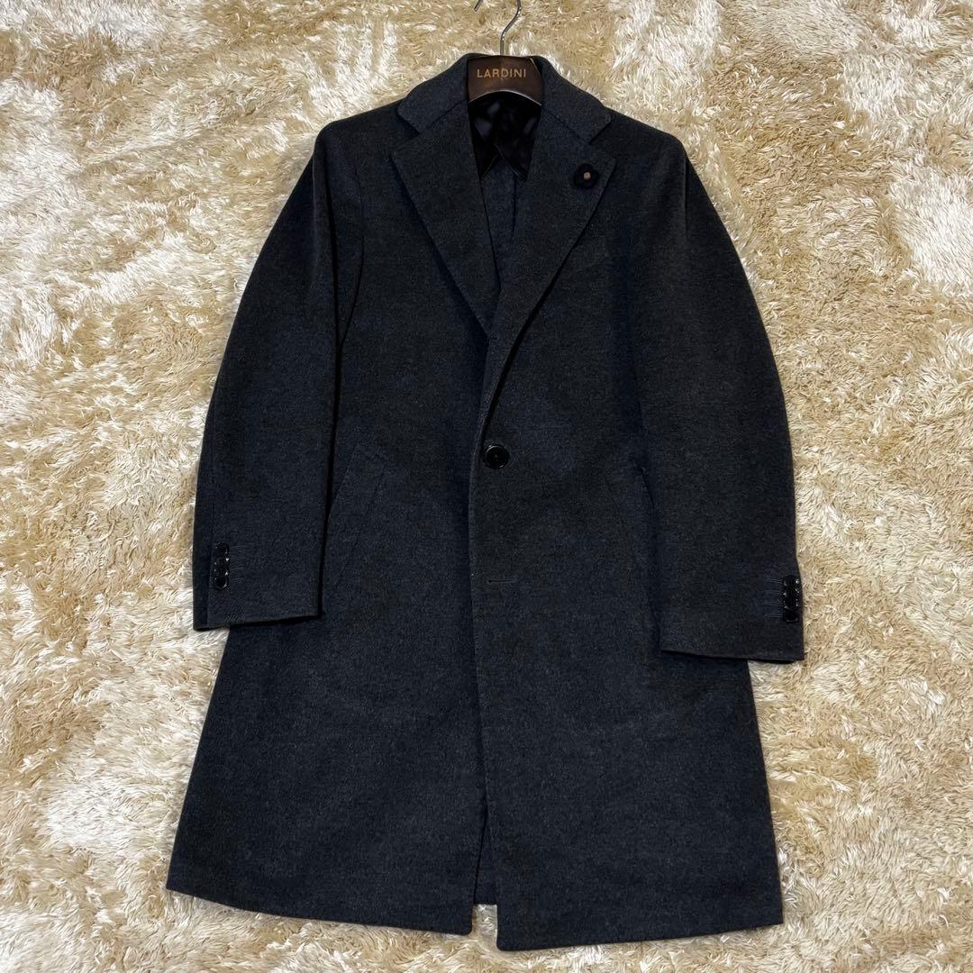 ラルディーニ ウールチェスターコート グレー 44