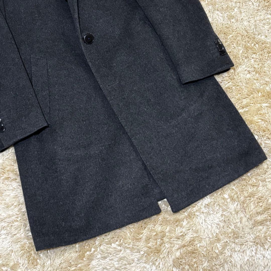 ラルディーニ ウールチェスターコート グレー 44