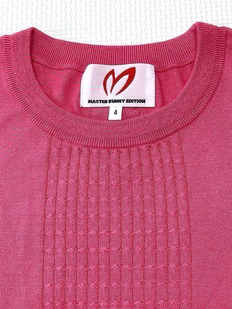 マスターバニーエディション シルクケーブルニット（UNISEX／PNK／4）
