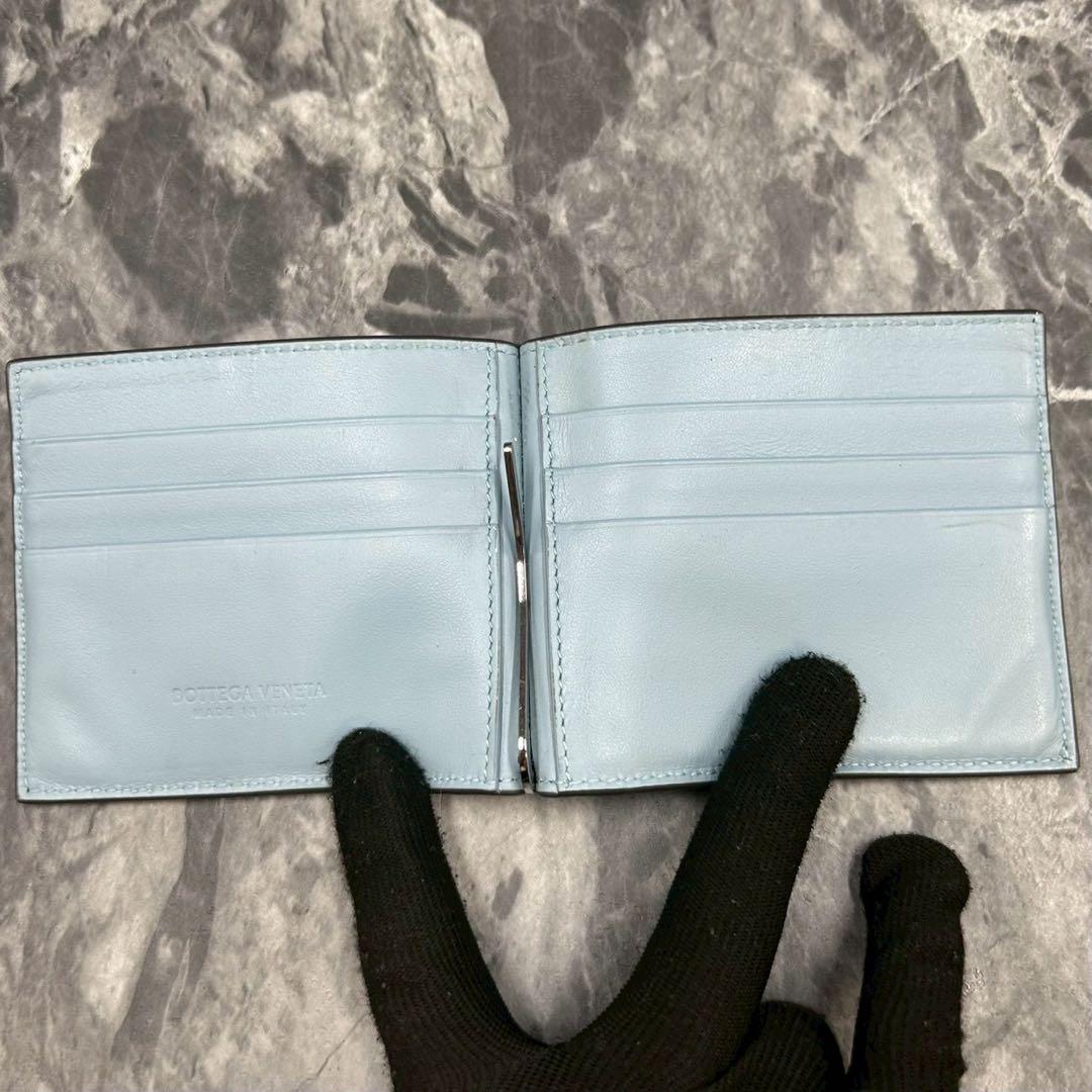 目ヂカラ ✨ボッテガヴェネタ　マネークリップ　バイカラー