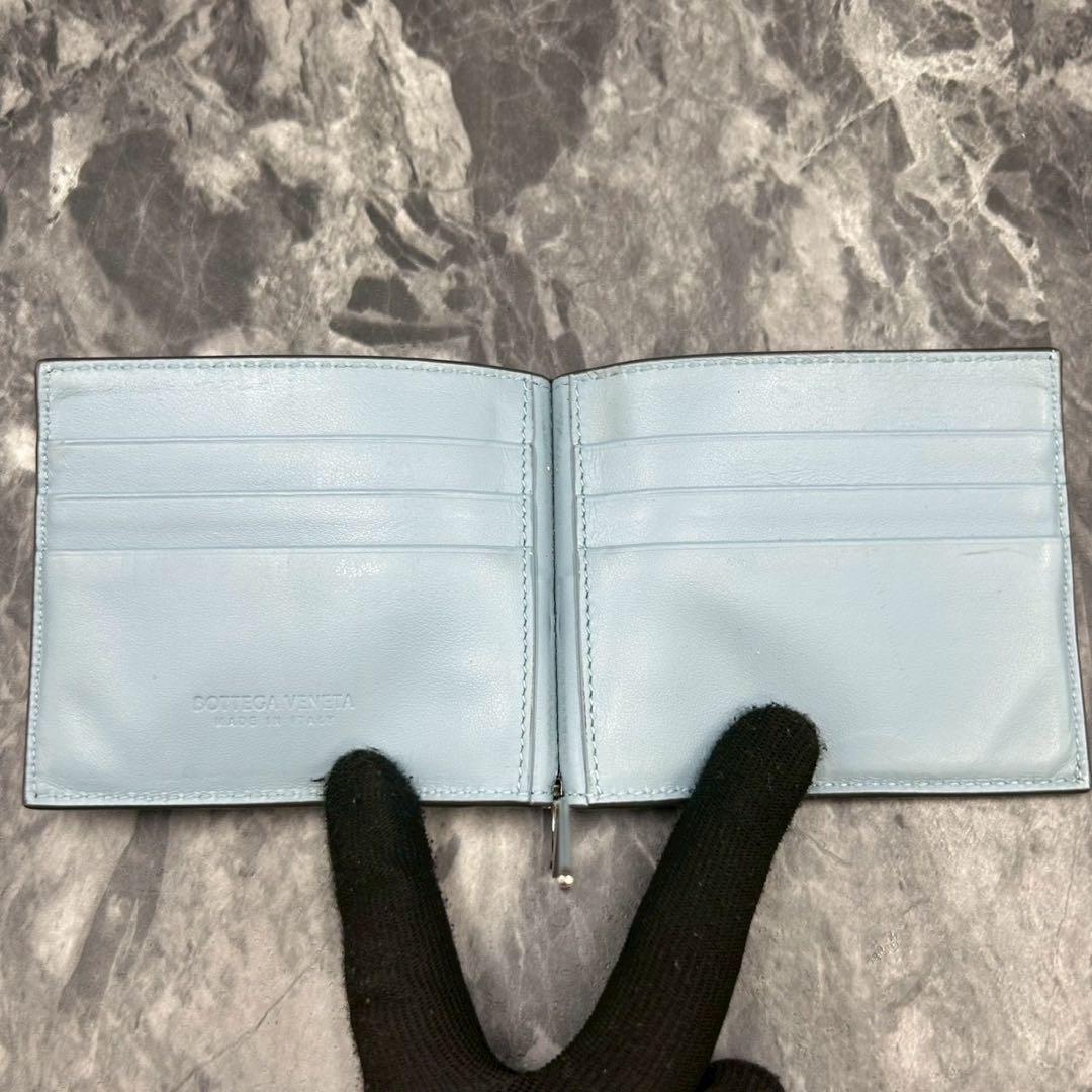 目ヂカラ ✨ボッテガヴェネタ　マネークリップ　バイカラー