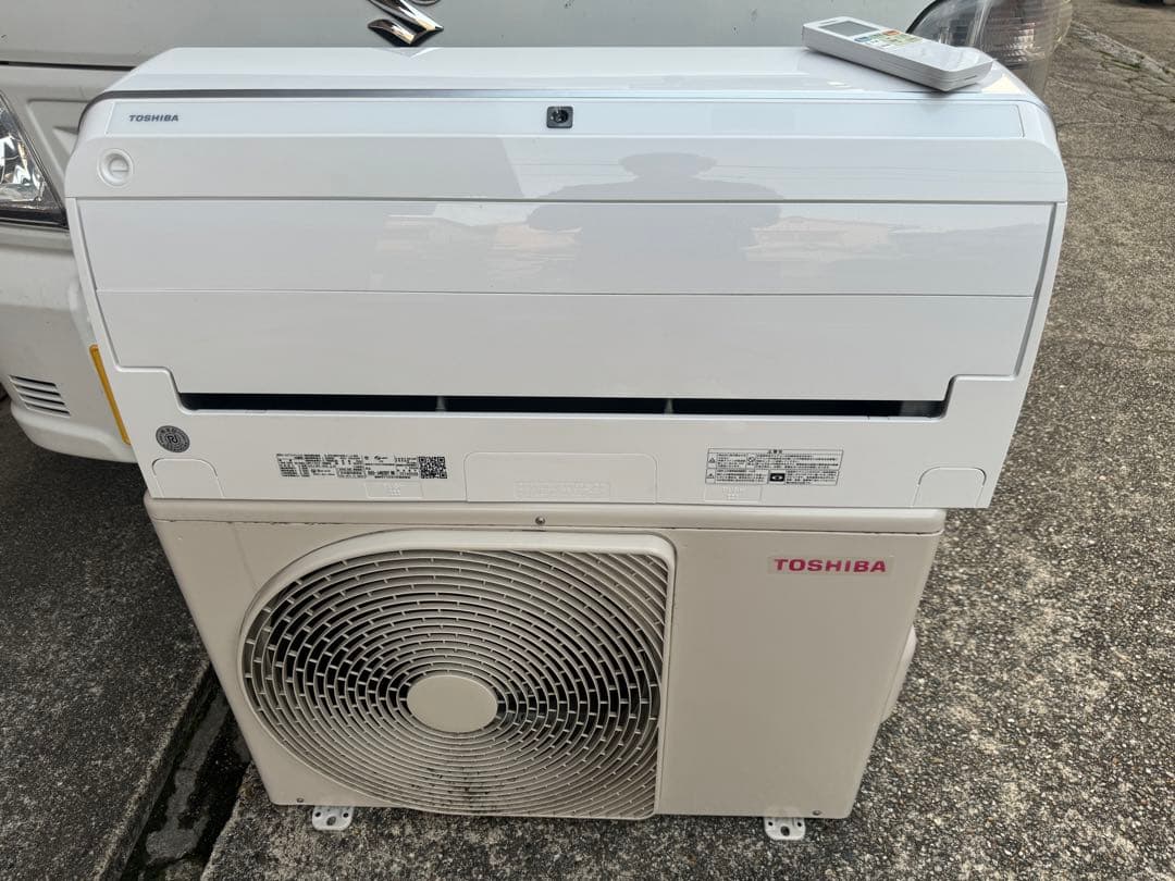 室外機込 2022年製 東芝 エアコン 大清快 14畳用 クーラー J402DT