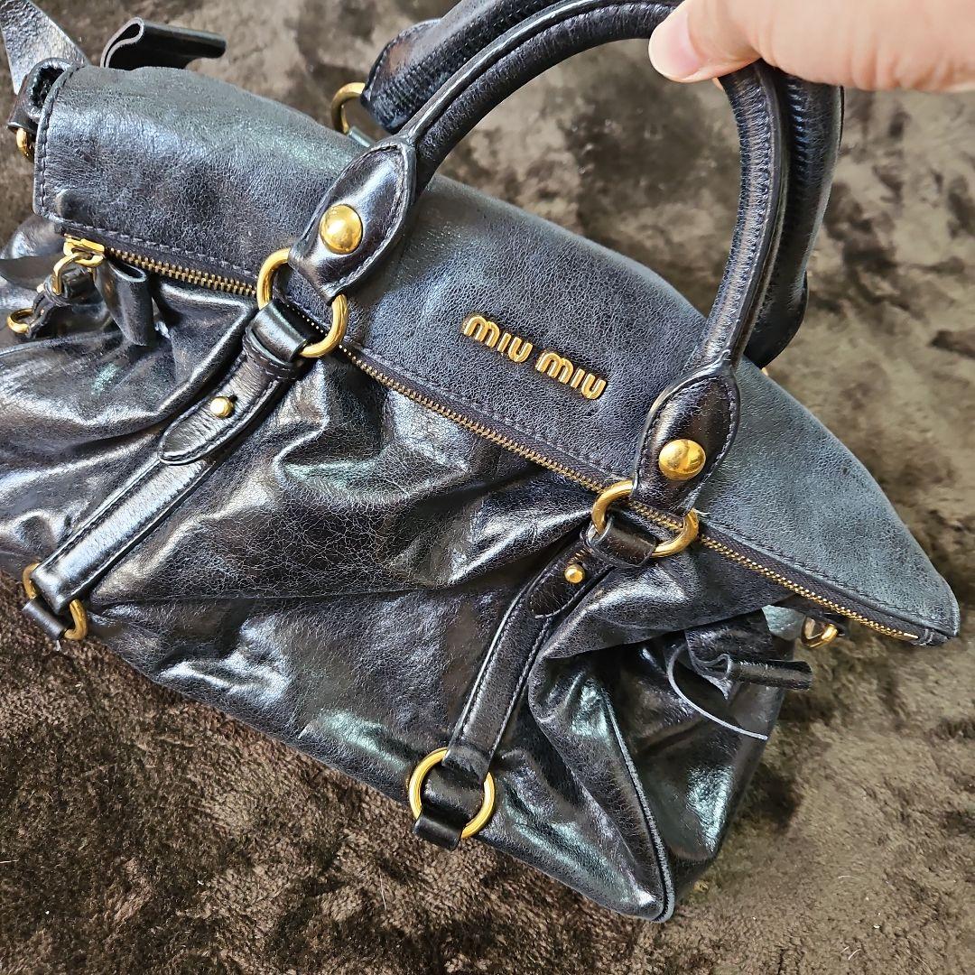 MIU MIU ヴィッテロルクス　ブラック