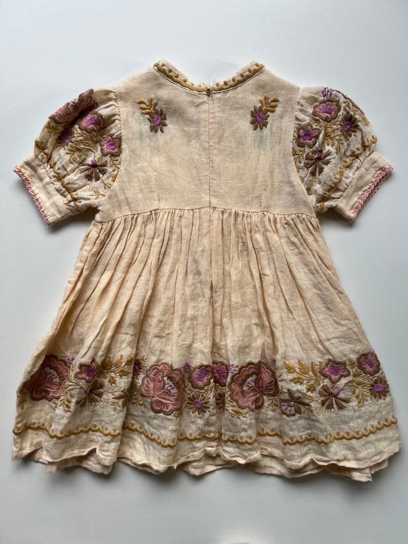 Apolina 刺繍　ワンピース　ドレス　3-5Y Mya Dress アポリナ