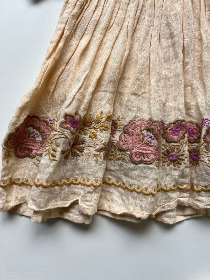 Apolina 刺繍　ワンピース　ドレス　3-5Y Mya Dress アポリナ