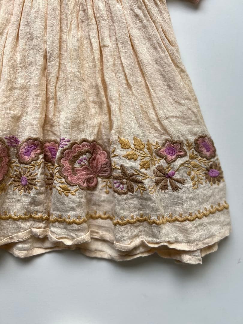 Apolina 刺繍　ワンピース　ドレス　3-5Y Mya Dress アポリナ