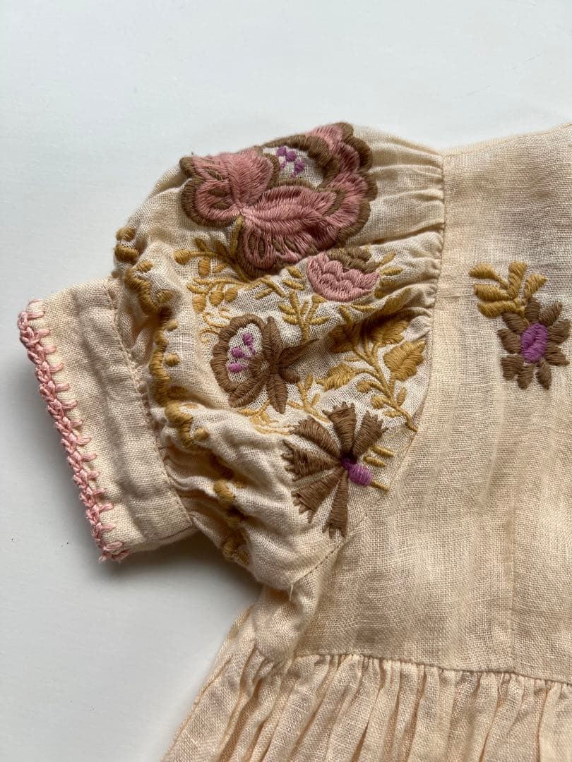 Apolina 刺繍　ワンピース　ドレス　3-5Y Mya Dress アポリナ