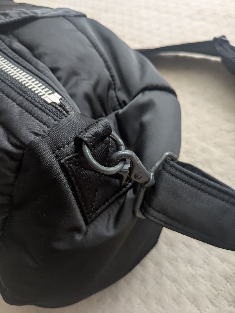 廃盤美品 PORTER ポータータンカー2way ボストンバッグ　黒ドラムバッグ