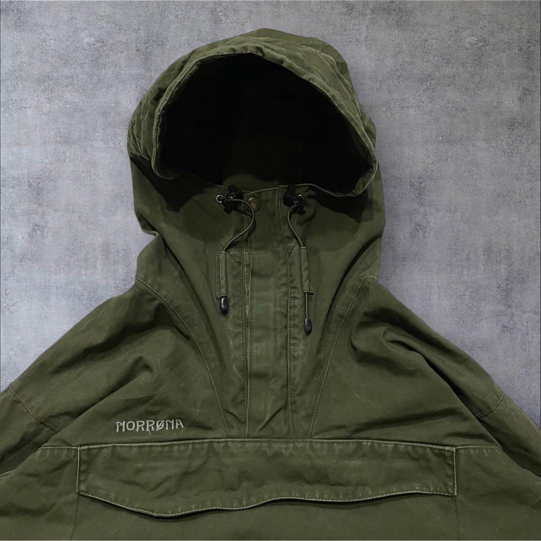 bond555vintage コットンアノラックパーカー 軍モノ オリーブ