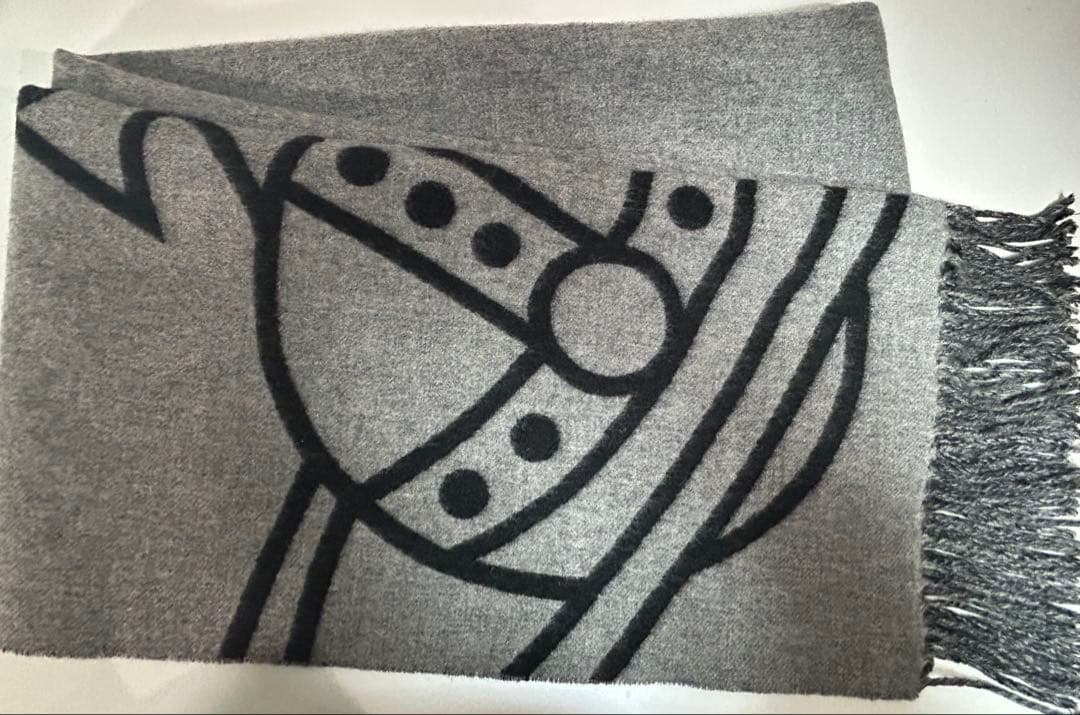 ［Vivienne Westwood］ リバーシブルウールマフラー