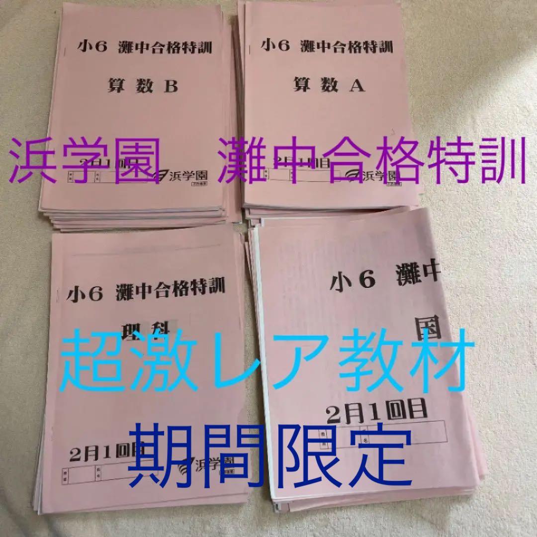 浜学園　灘中学合格特訓　6年　期間限定セール