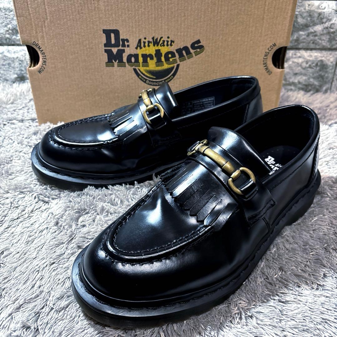 極美品❣️ドクターマーチン エイドリアン スナッフル ローファー フリンジ 箱付属