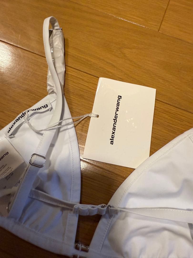 alexanderwang ホワイト三角ビキニ XS 上のみ