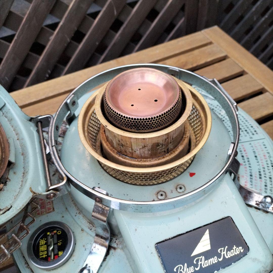 アラジンメンテナンス済。純正芯交換済。取り扱い説明書。グリーン２