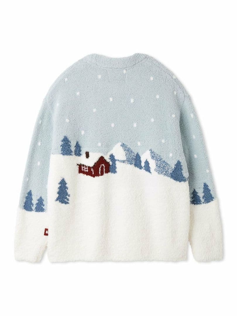 新品ジェラートピケ♡HOLIDAY♡スキーベアジャガードプルオーバー　ミント