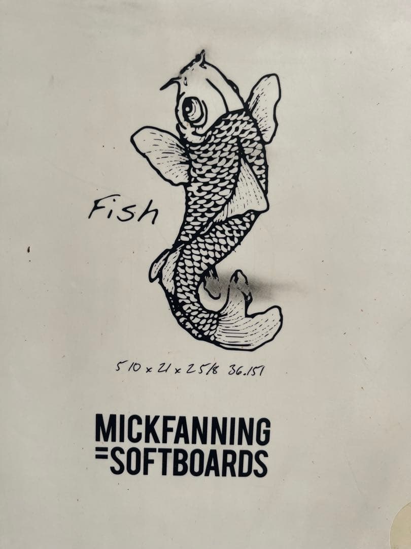 2021ミックファニング SOFTBOARDS KUMA FISH 5'10