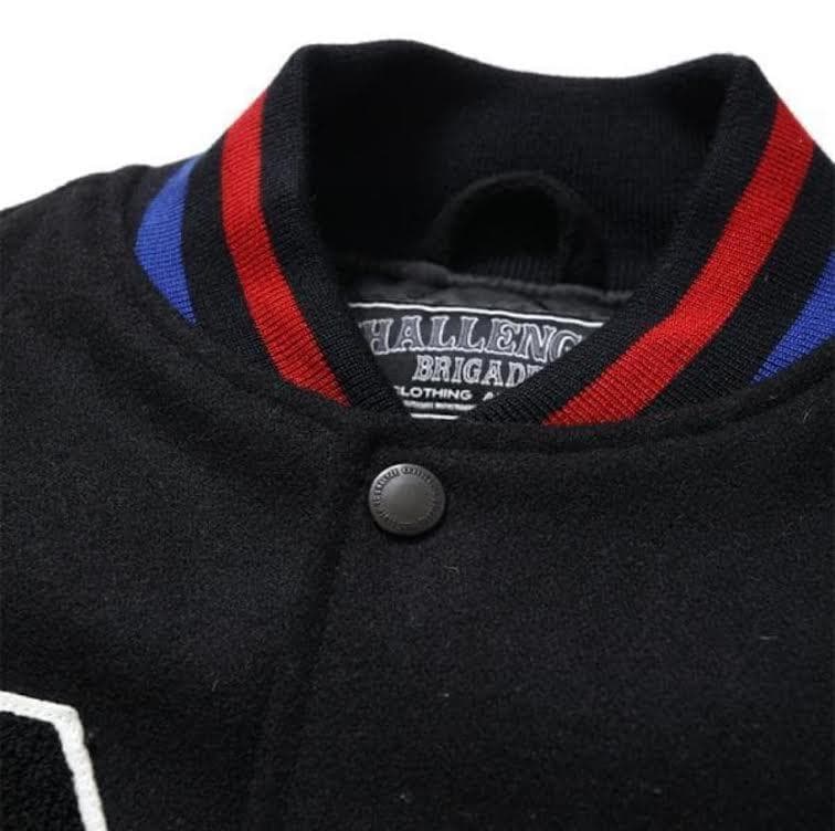 CHALLENGER 15th VARSITY JACKET スタジアム 黒 L