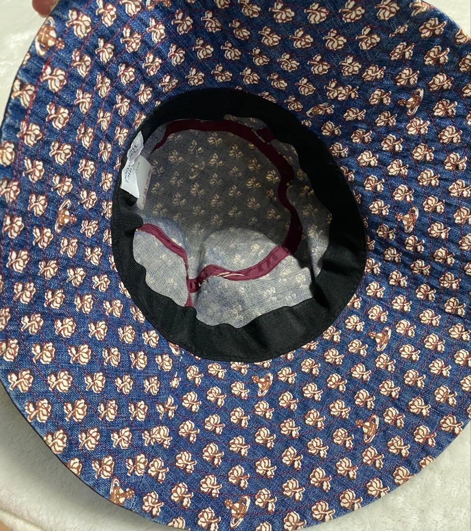 ヴィヴィアンウエストウッド　バケットハット　デニム　キャップ　正規店購入