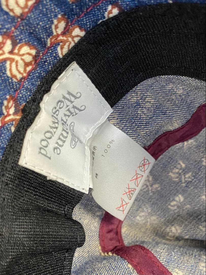 ヴィヴィアンウエストウッド　バケットハット　デニム　キャップ　正規店購入