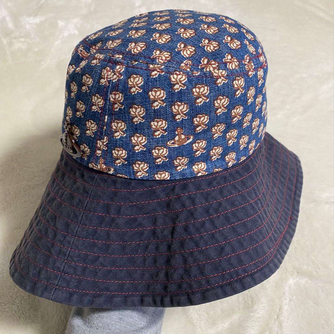 ヴィヴィアンウエストウッド　バケットハット　デニム　キャップ　正規店購入