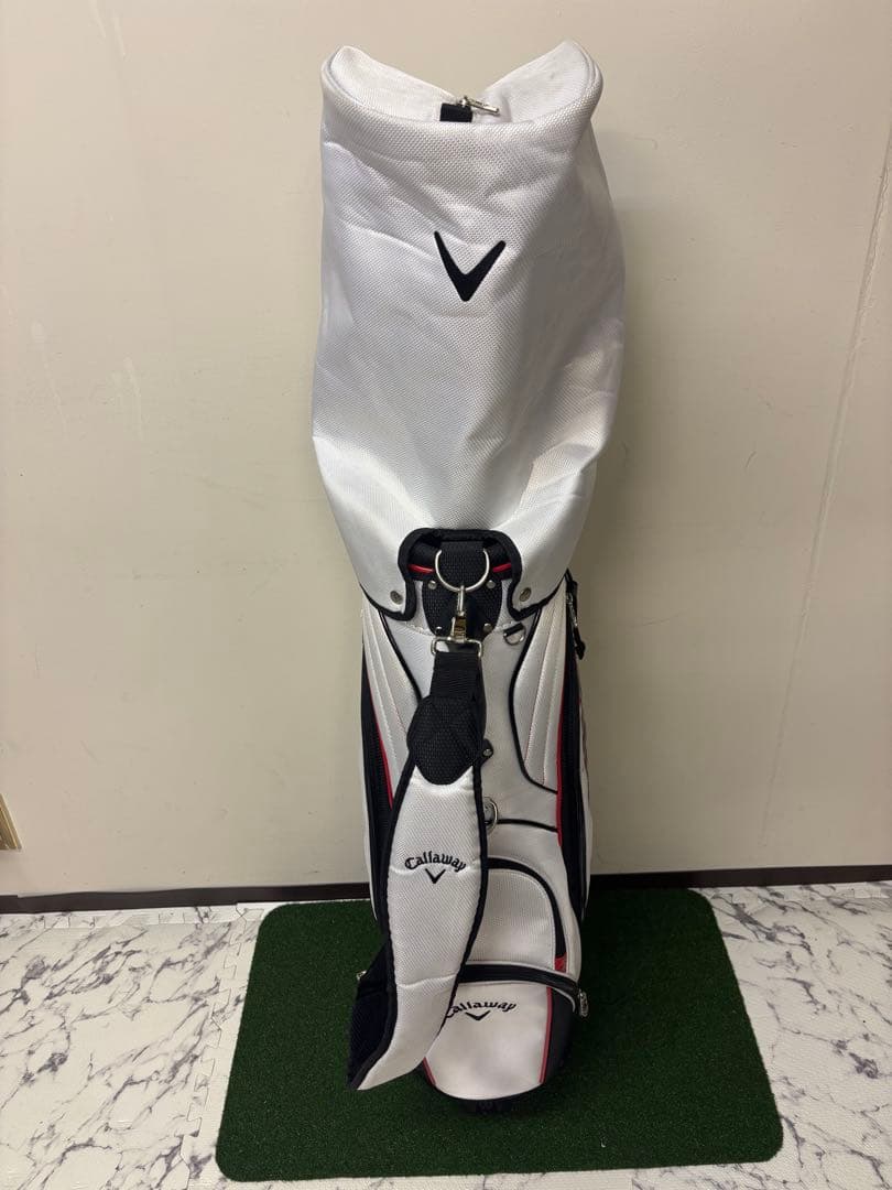 Callaway キャディバッグ ホワイト/レッド/ブラック