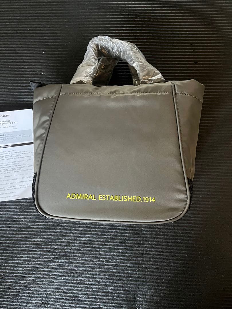 LEXUS ラウンドバッグ グレー