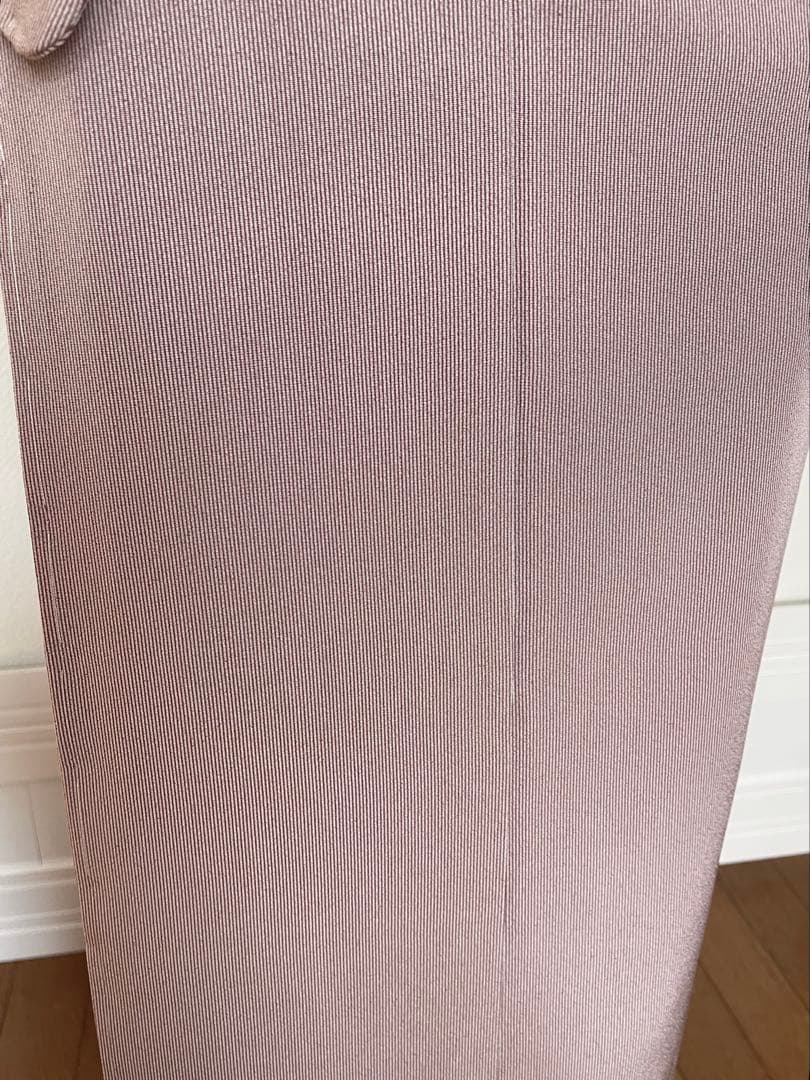 ねここねこねこ様リクエストしつけ付き 万筋江戸小紋正絹着物帯セットと唐織袋帯