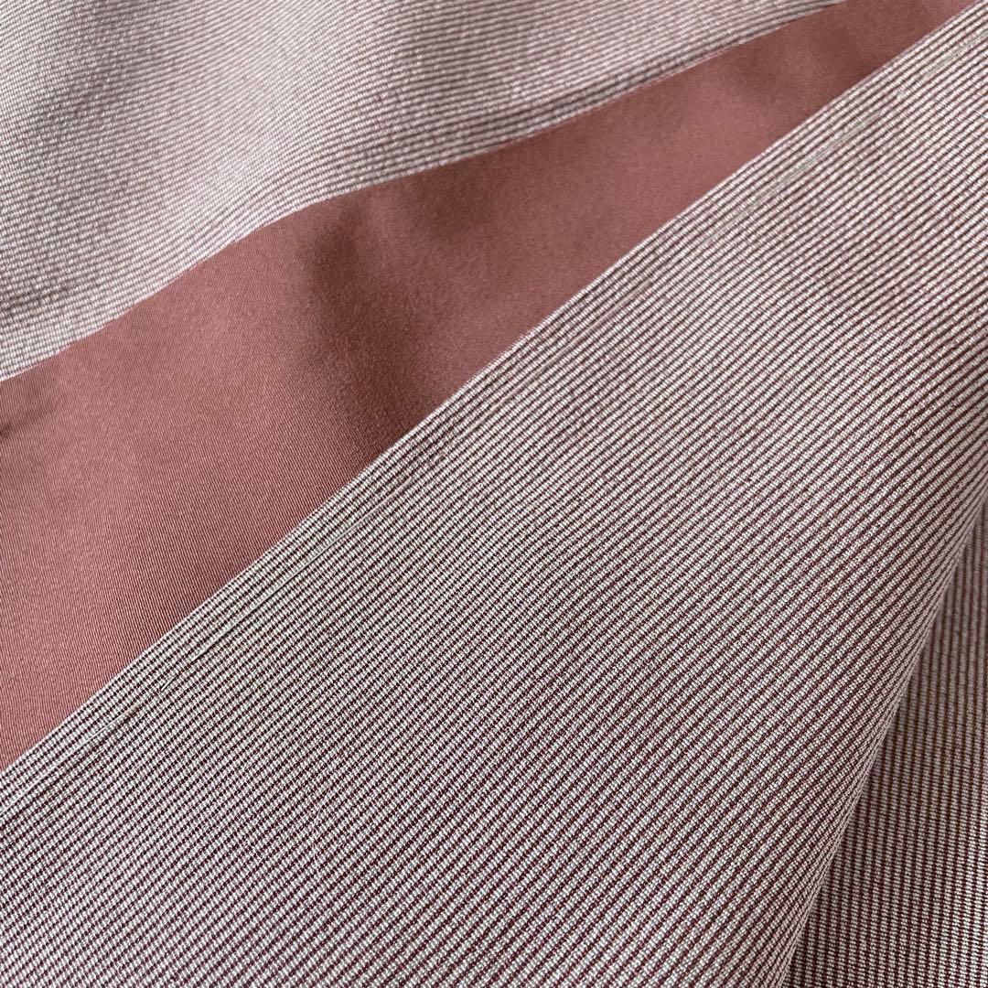 ねここねこねこ様リクエストしつけ付き 万筋江戸小紋正絹着物帯セットと唐織袋帯