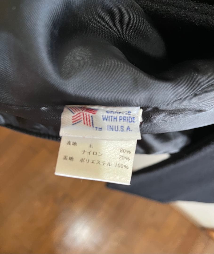 Schott ロング ピーコートUSA製 S 32オンスメルトン 7331