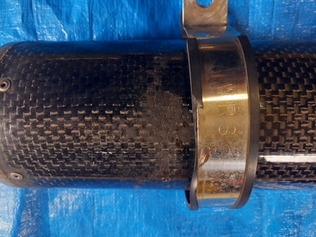 インパルス　GSX400 GK7CA　純正マフラー　WR'Sサイレンサー　車検