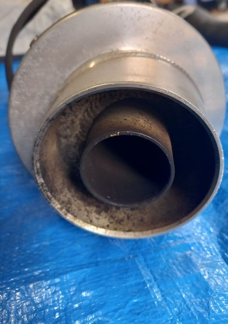 インパルス　GSX400 GK7CA　純正マフラー　WR'Sサイレンサー　車検