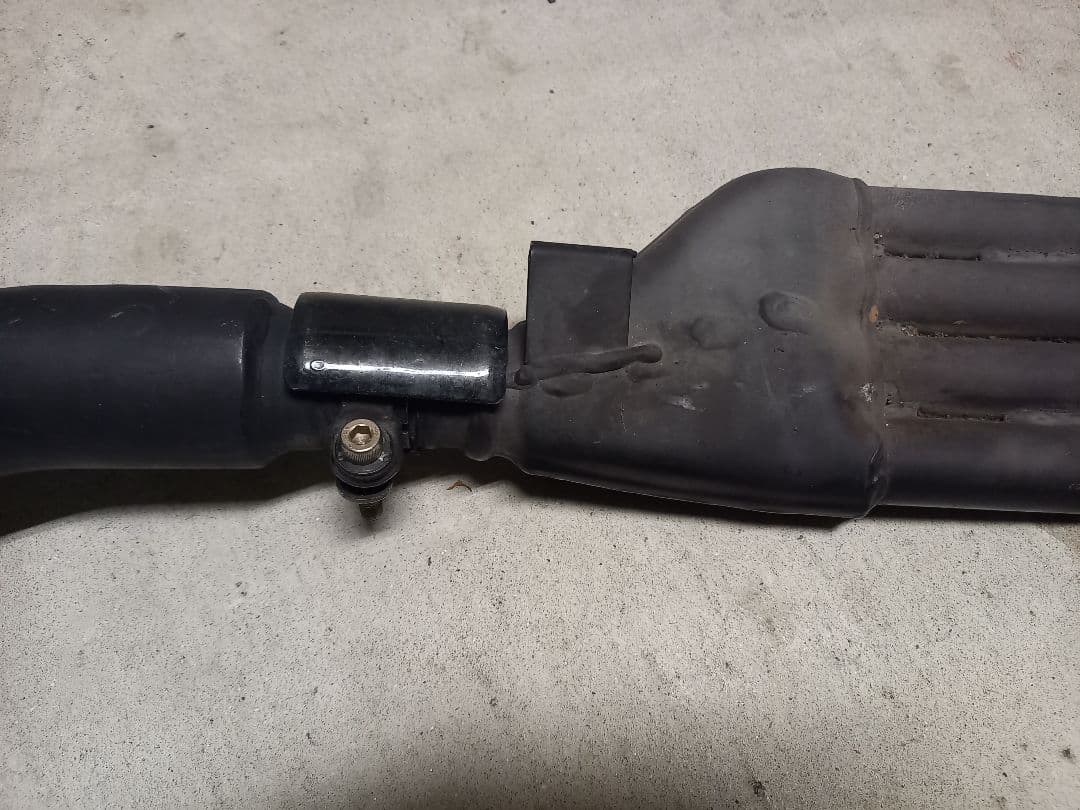 インパルス　GSX400 GK7CA　純正マフラー　WR'Sサイレンサー　車検