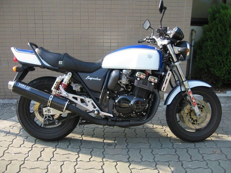 インパルス　GSX400 GK7CA　純正マフラー　WR'Sサイレンサー　車検