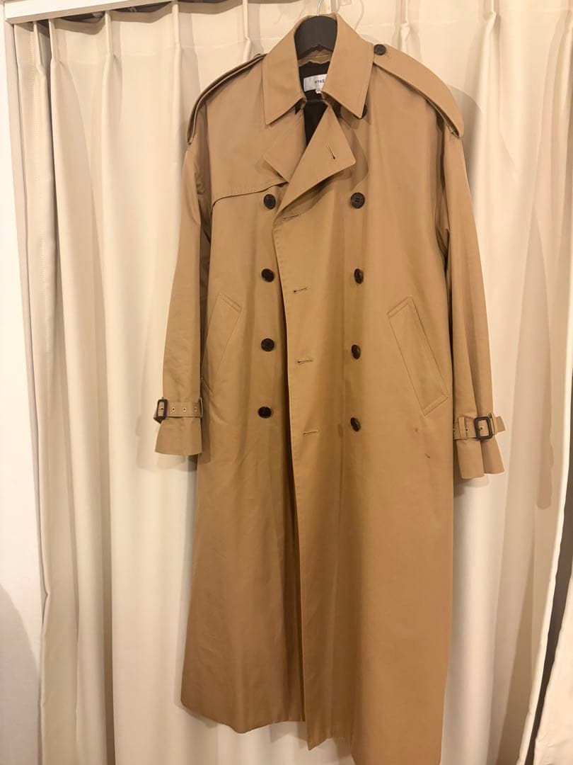 極美品　HYKE トレンチコート BIG FIT サイズ2