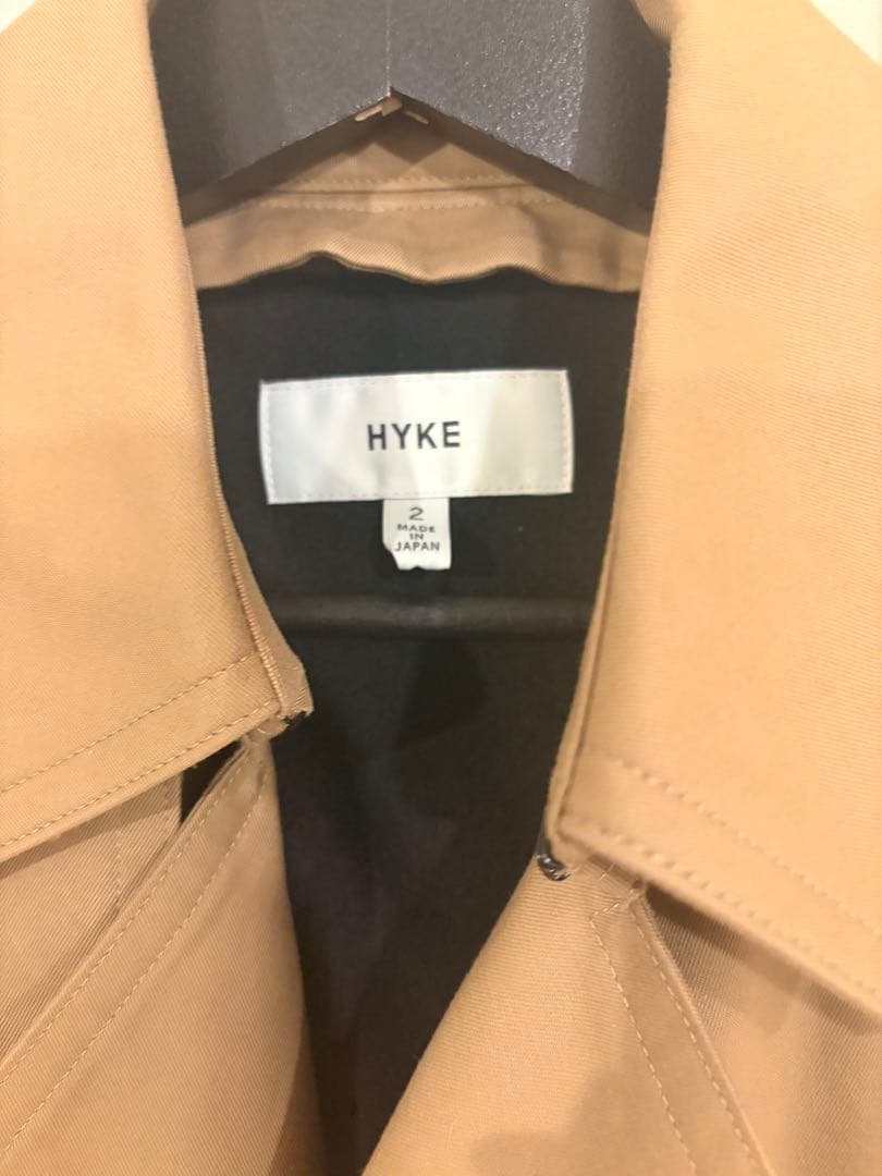 極美品　HYKE トレンチコート BIG FIT サイズ2
