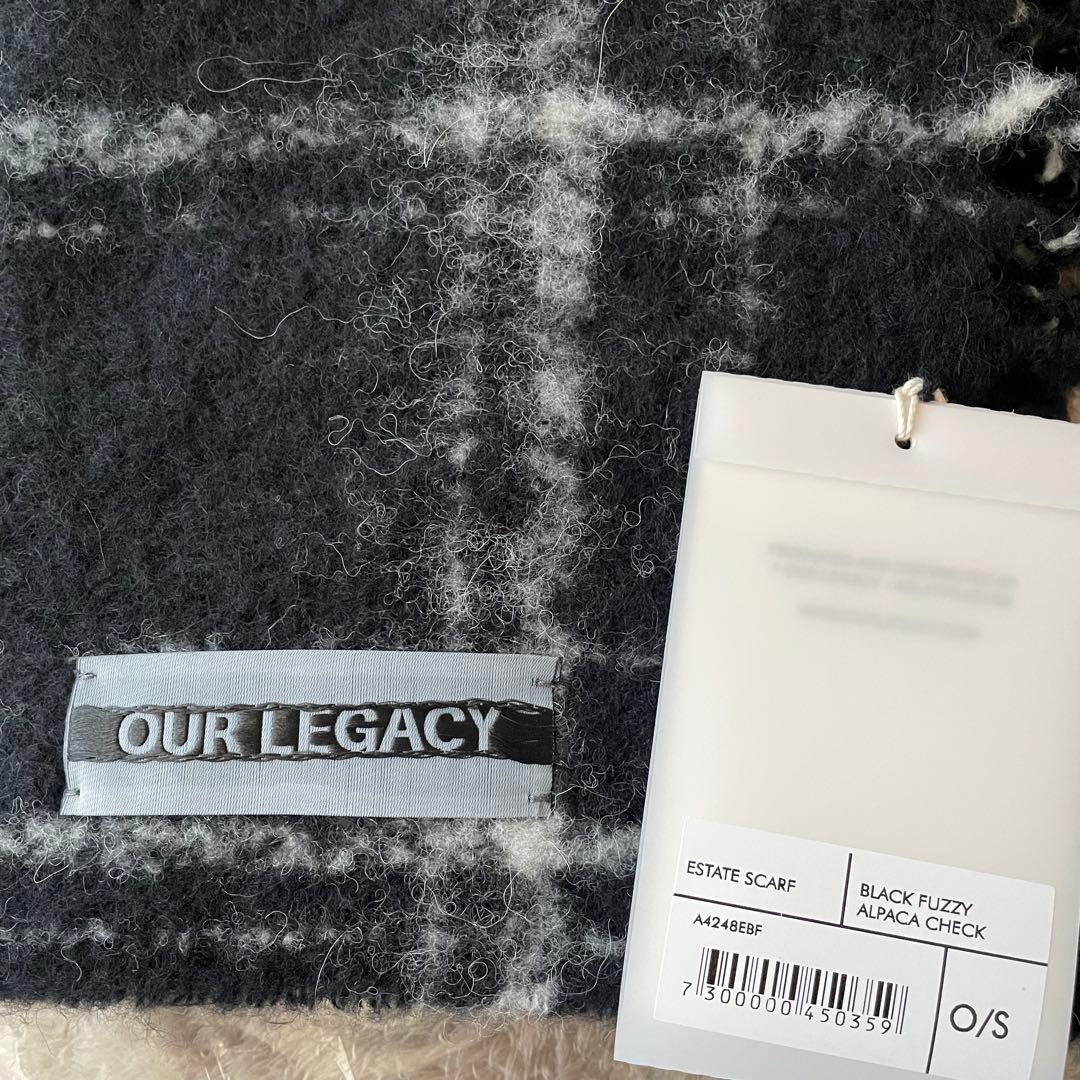 小物 OUR LEGACY ESTATE SCARF BLACK