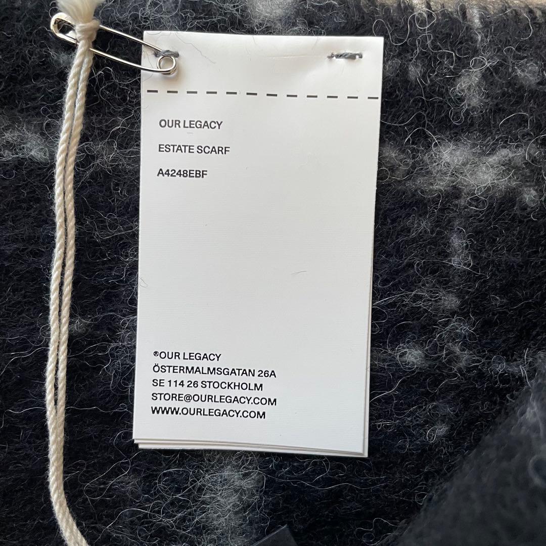 小物 OUR LEGACY ESTATE SCARF BLACK